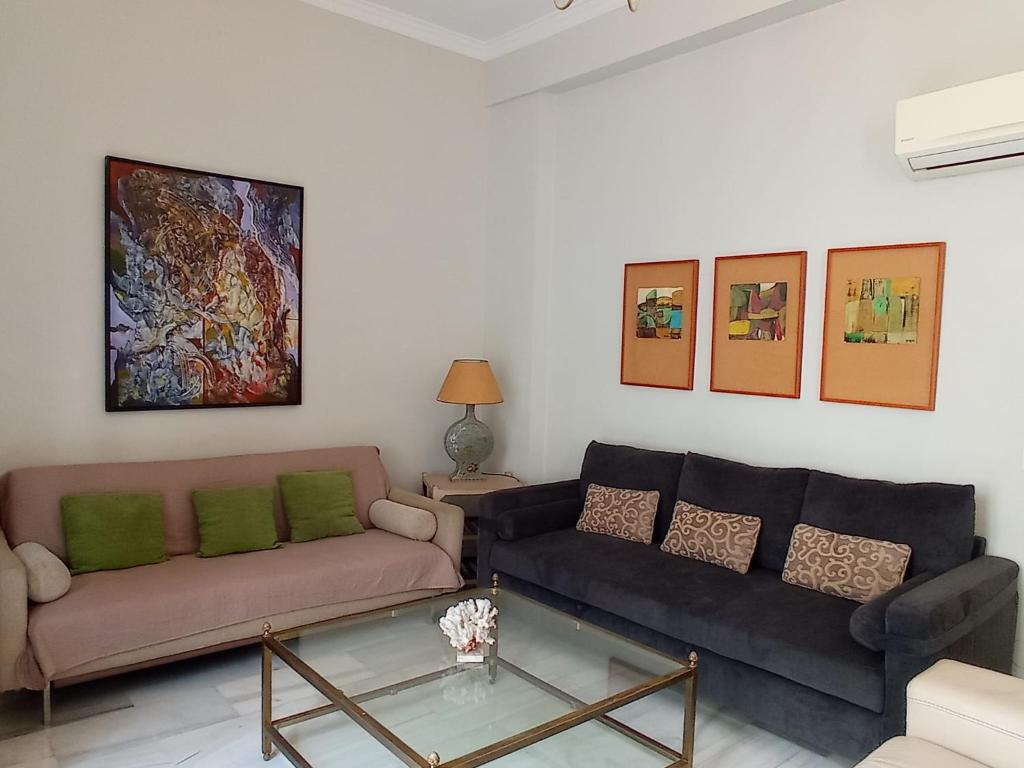 Część wypoczynkowa w obiekcie Apartamento Mar de Korus