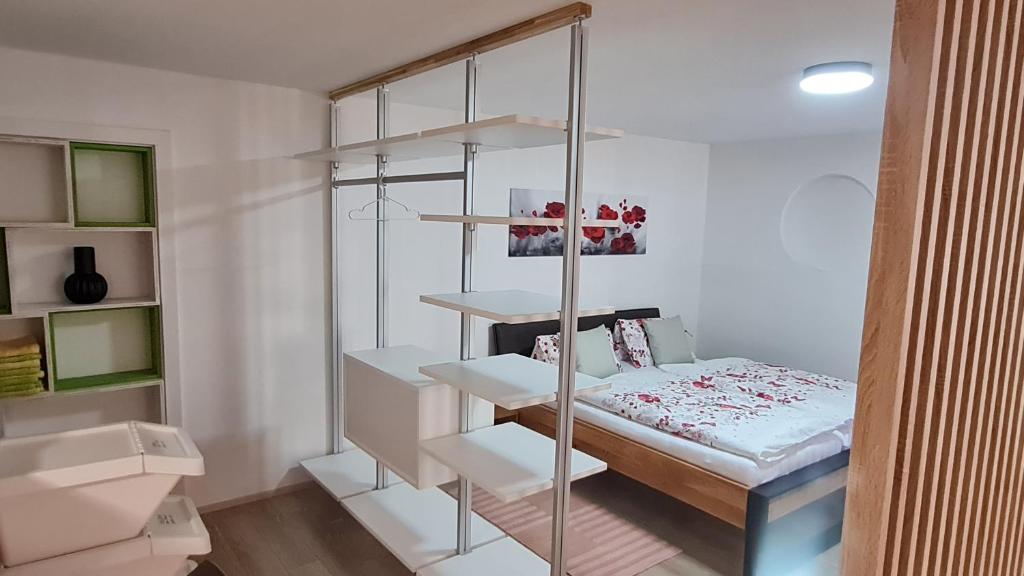 Koupelna v ubytování Ferienwohnung Stegmühle II