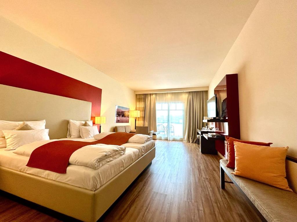 Posteľ alebo postele v izbe v ubytovaní Casinohotel Velden