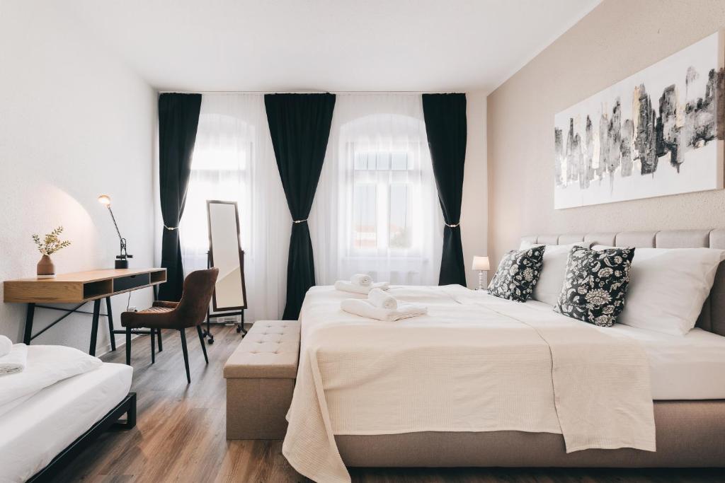 Homely Apartments Großzügige 80qm Zentral & Gratis-Parkplatz - Apartamento Familiar De 2 Dormitorios