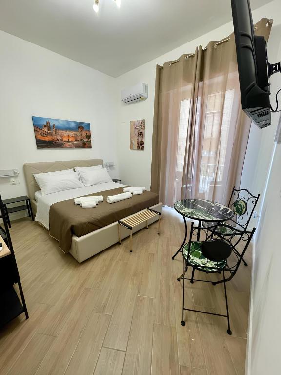 Posezení v ubytování Bieddu Suites