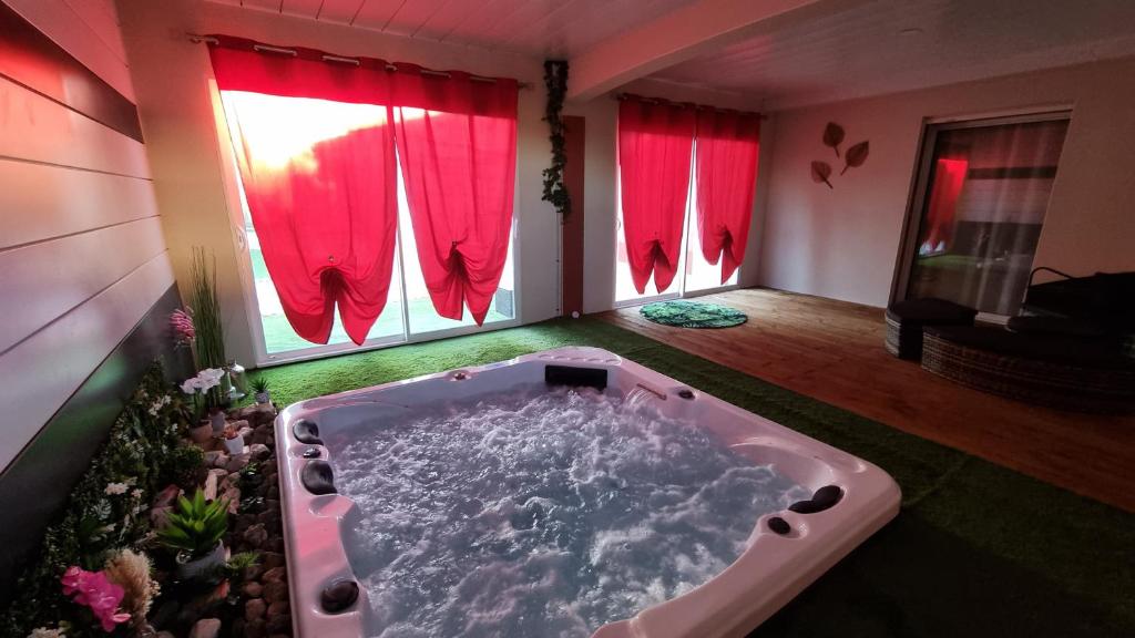 Photo de la galerie de l'établissement villa les bouzigues et spa 6 places, à Alignan-du-Vent