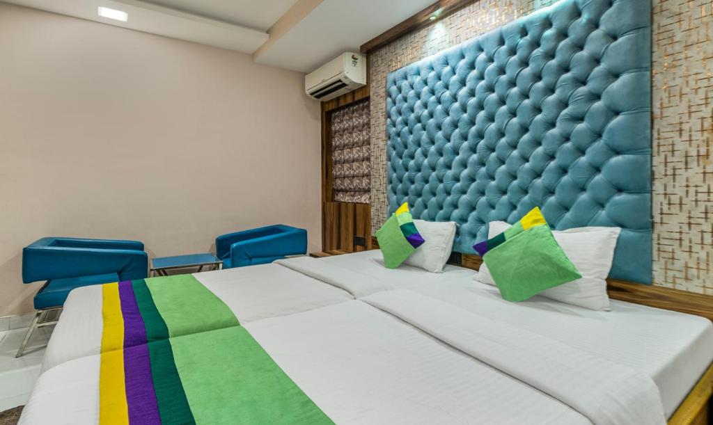 Postel nebo postele na pokoji v ubytování Hotel Orion Crystal