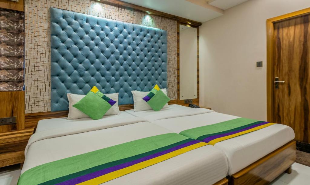 Postel nebo postele na pokoji v ubytování Hotel Orion Crystal