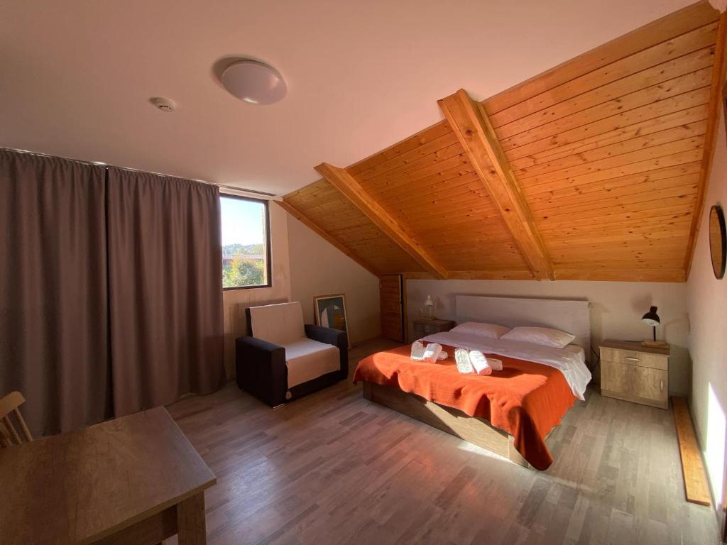 Postel nebo postele na pokoji v ubytování 8 rooms