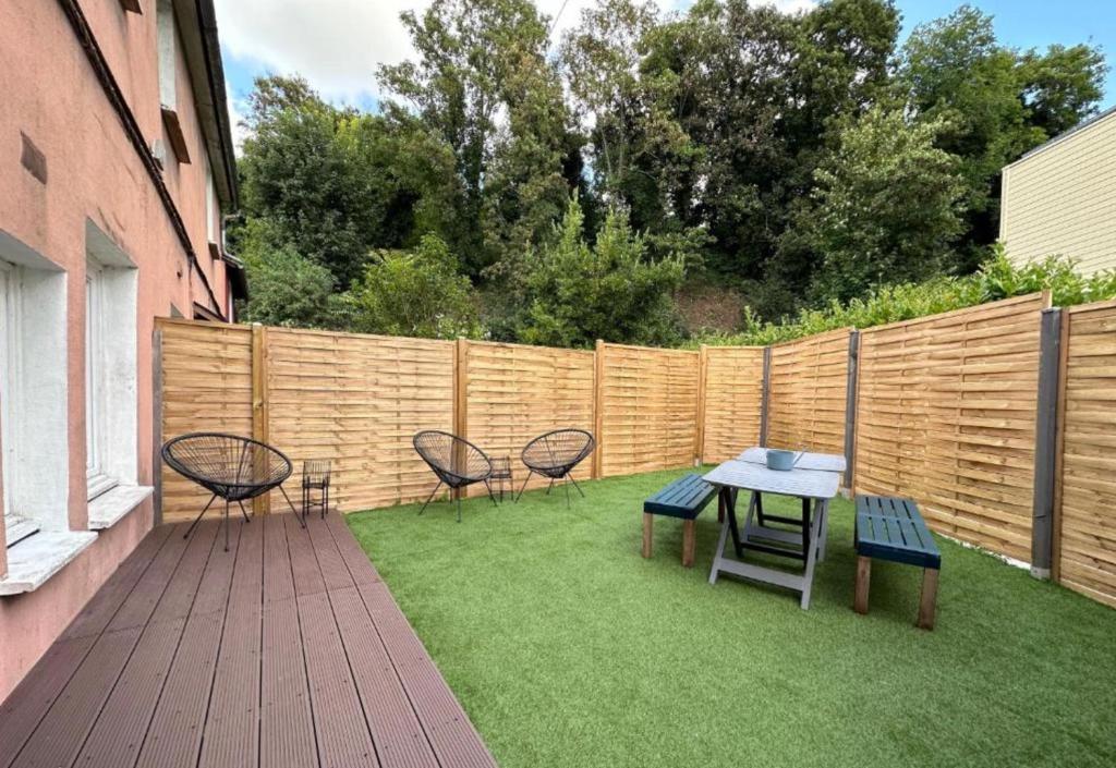 Zahrada ubytování Charmante Maison à Rouen