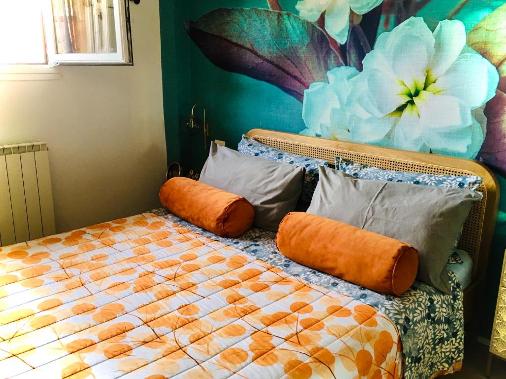 En eller flere senge i et værelse på Franky & Angy casa vacanze