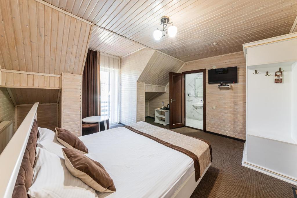 Postel nebo postele na pokoji v ubytování Hotel Bellavista & Spa