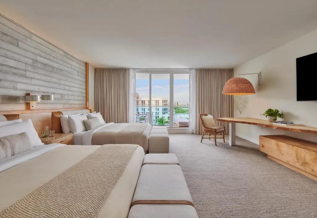King Room with Two King Beds and Balcony