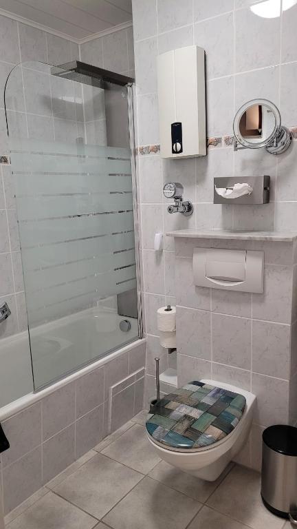 Koupelna v ubytování Appartement in Sankt Englmar mit KlimaWärmetauscher