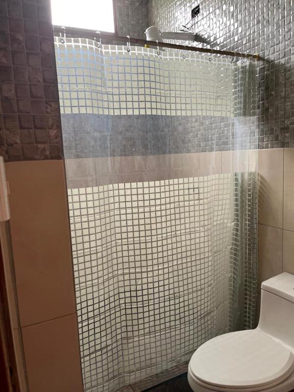 Koupelna v ubytování Casa Alexita