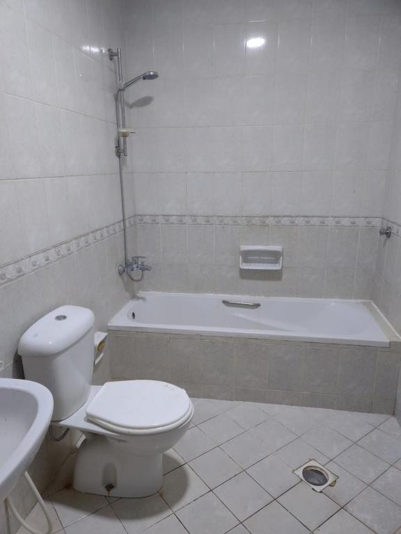 Koupelna v ubytování Muscat Galaxy Hostel