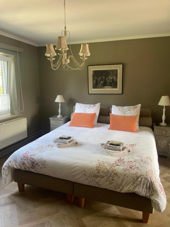 Postel nebo postele na pokoji v ubytování Guesthouse 't Goed Leven