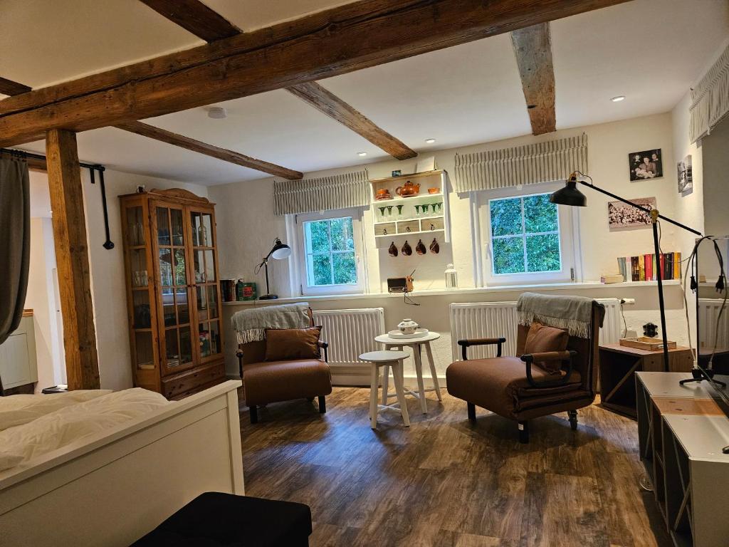 Χώρος καθιστικού στο Marthas Stübchen