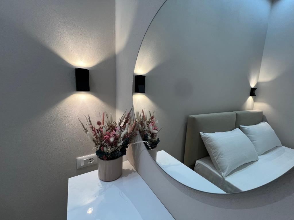 Posezení v ubytování Aloju Rooms