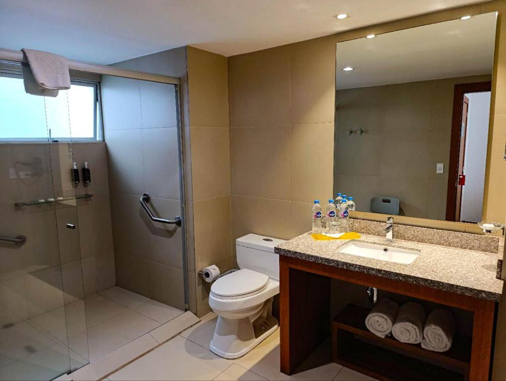 Koupelna v ubytování ZEN Hotel