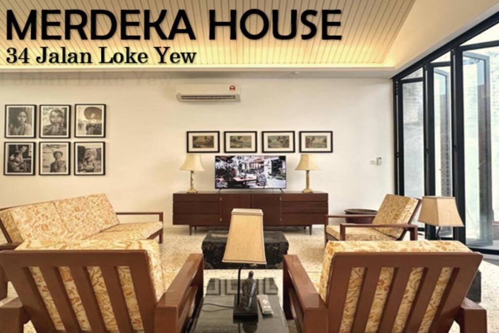 Posezení v ubytování Merdeka House, Bentong