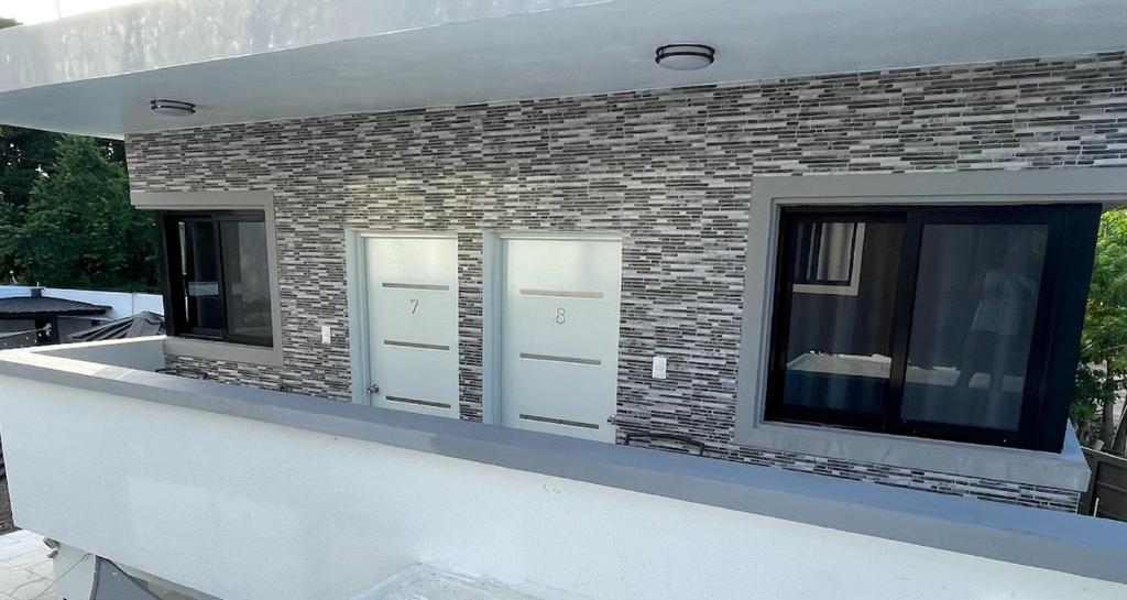 Balkón nebo terasa v ubytování LEVEL suites #7