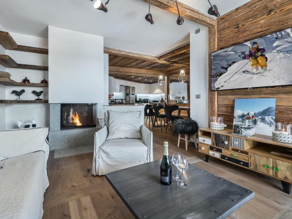 Val d'Isère : Appartement moderne, authentique, 8 personnes, animaux