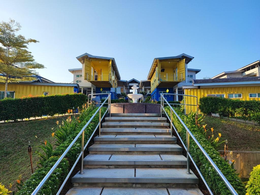 Zahrada ubytování Solesor Kampong Beach Resort