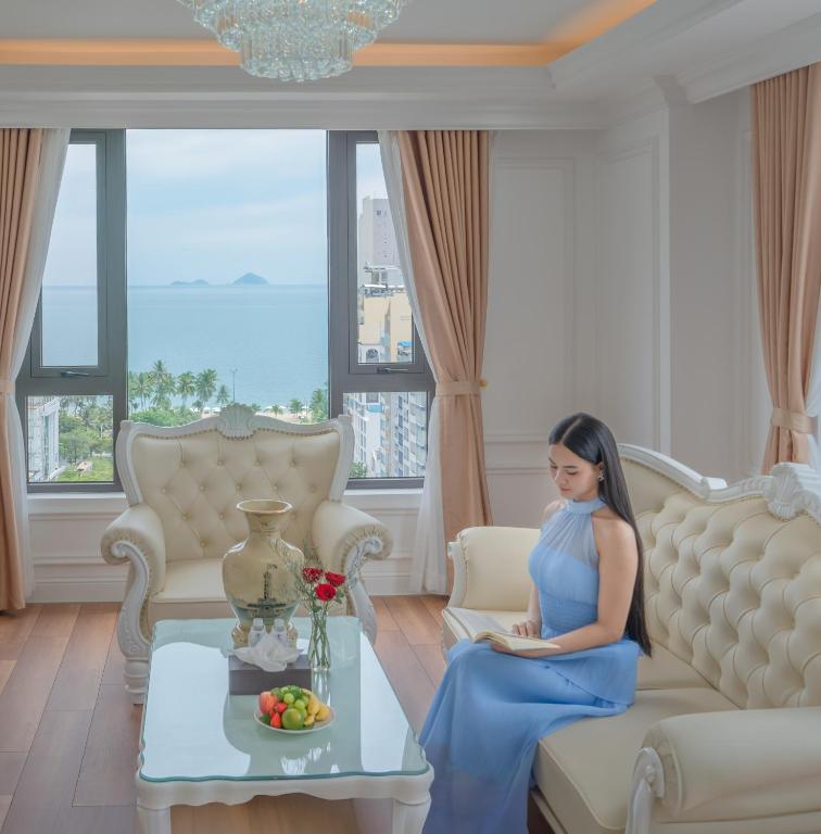 Khu vực ghế ngồi tại Sea Soul Hotel
