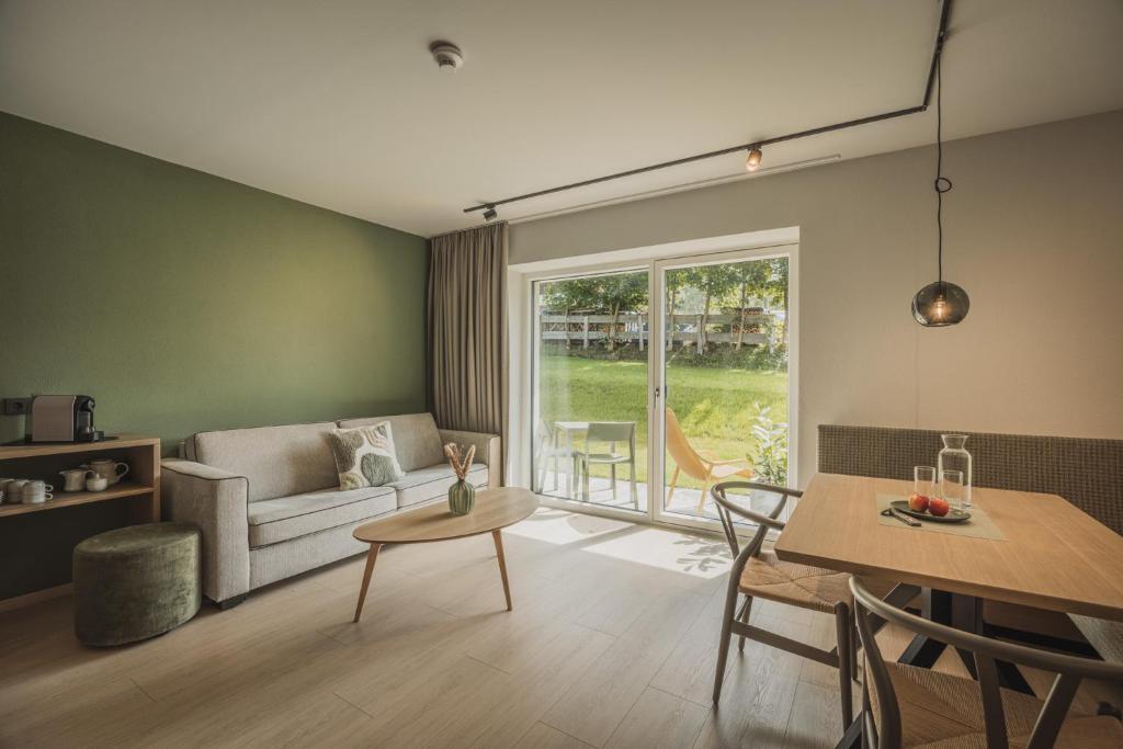 Posedenie v ubytovaní SOLU Apartments