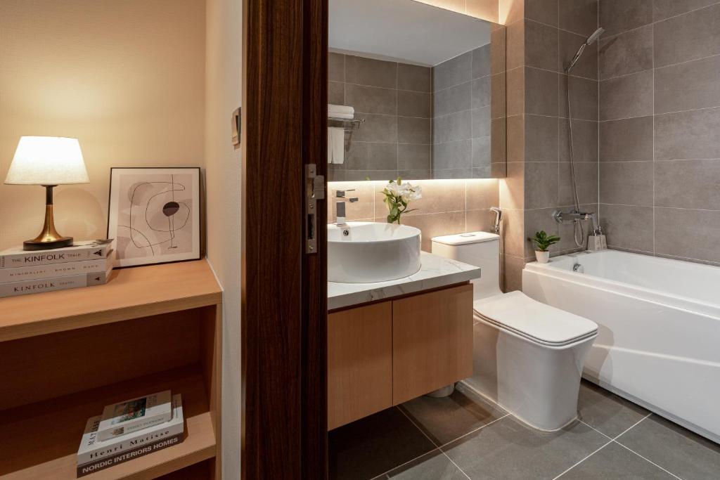 Vannituba majutusasutuses Keypad Hotel - Linh Lang