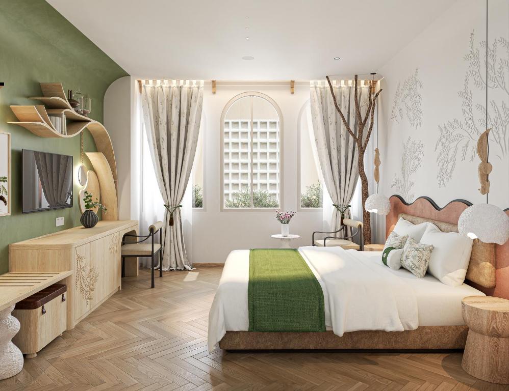 Premier Double Room Window with Once-time minibar