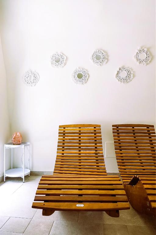 Posezení v ubytování VOLPE E UVA Winesuites & Spa