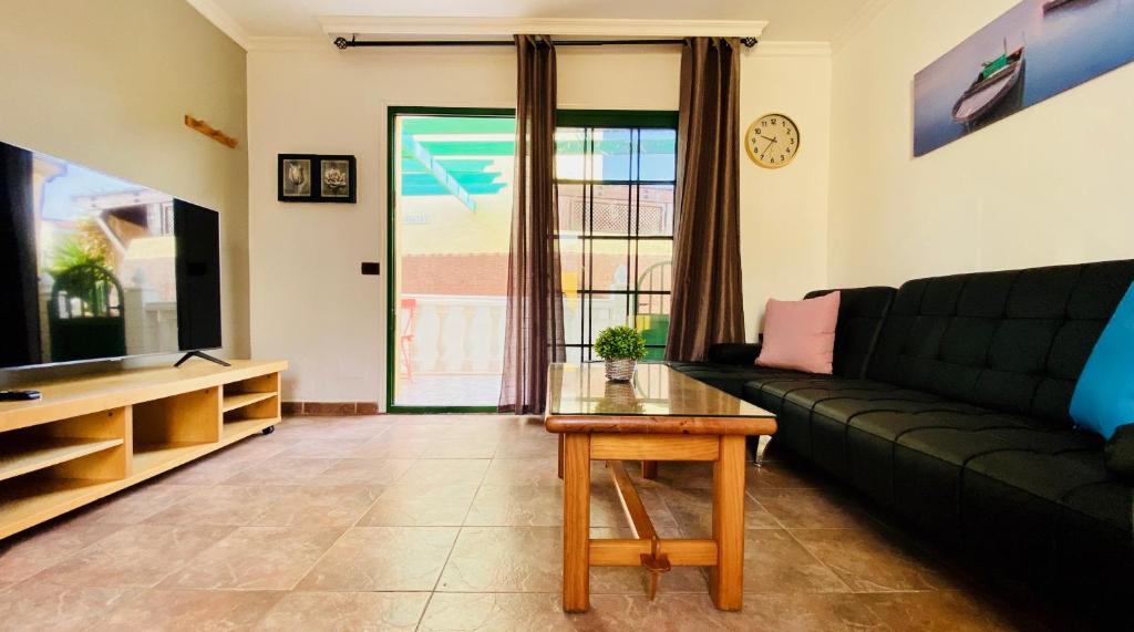 Posezení v ubytování Cozy and Sunny Bungalow in Maspalomas