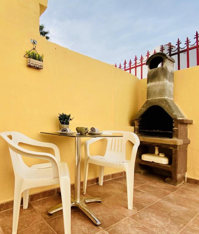 Posezení v ubytování Cozy and Sunny Bungalow in Maspalomas