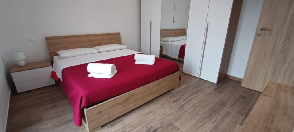 Postel nebo postele na pokoji v ubytování Francavilla Home