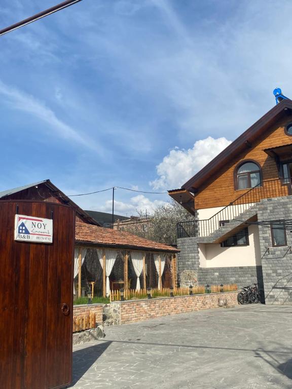 Budova, kde se bed and breakfast nachází