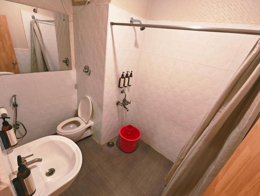 Koupelna v ubytování Hotel MGM Grand
