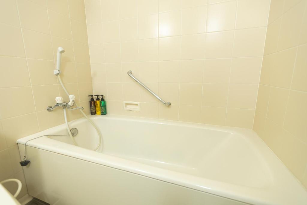 Koupelna v ubytování Miro Hotel Dotonbori