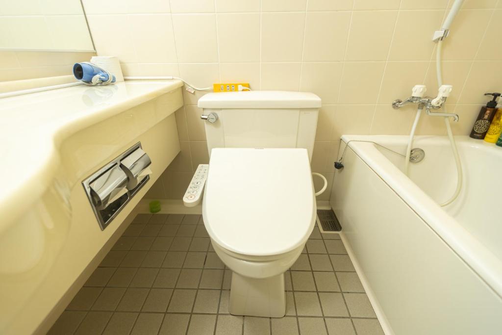 Koupelna v ubytování Miro Hotel Dotonbori