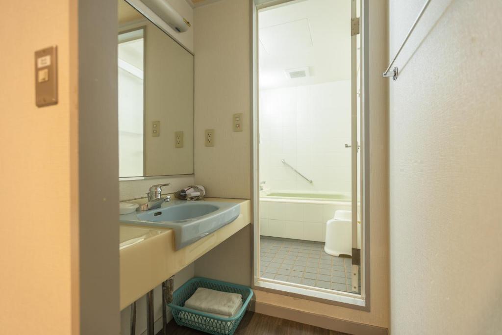 Koupelna v ubytování Miro Hotel Dotonbori