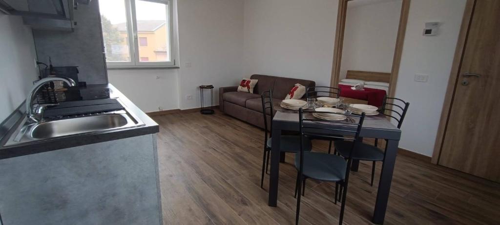 Kuchyň nebo kuchyňský kout v ubytování Francavilla Home
