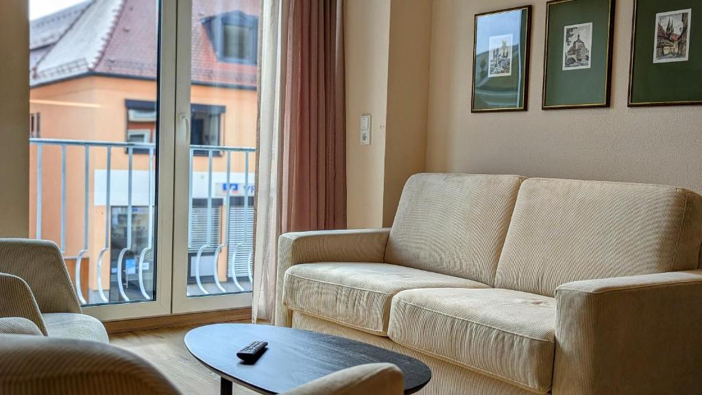 Posezení v ubytování Hotel Brauerei Gasthof Höhn