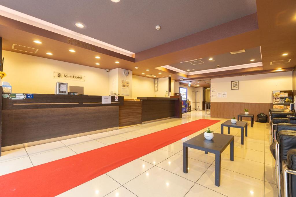 Vstupní hala nebo recepce v ubytování Miro Hotel Dotonbori