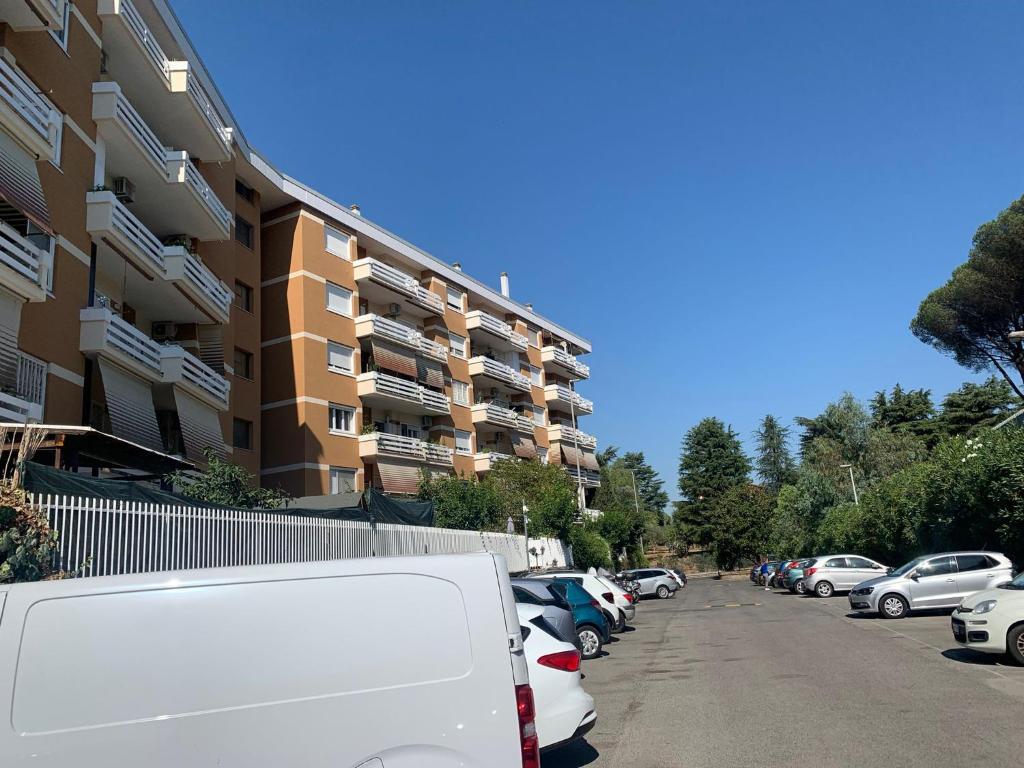 Budynek, w którym mieści się apartament