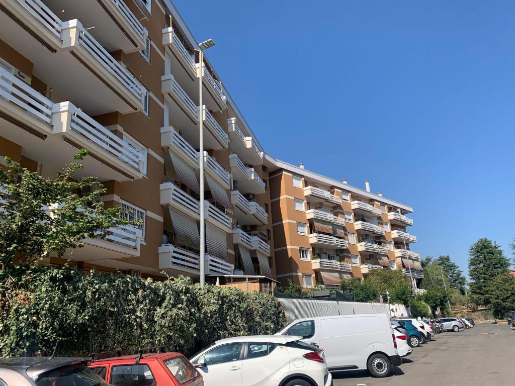 Budynek, w którym mieści się apartament