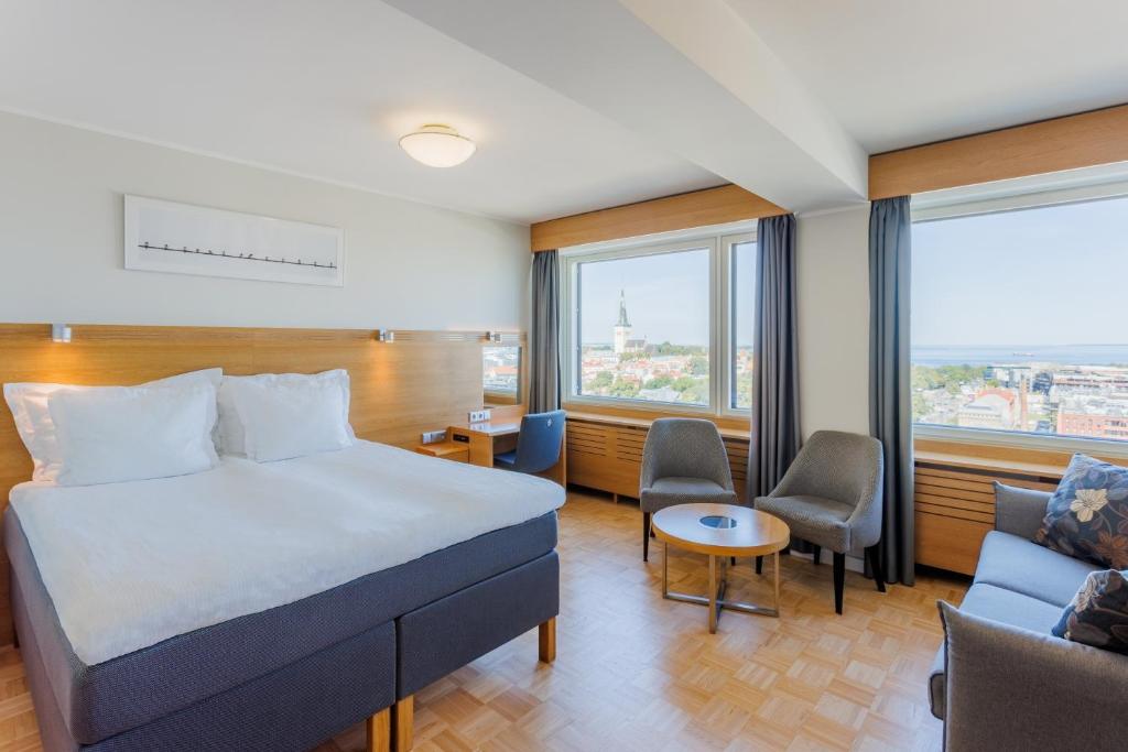 Postel nebo postele na pokoji v ubytování Original Sokos Hotel Viru