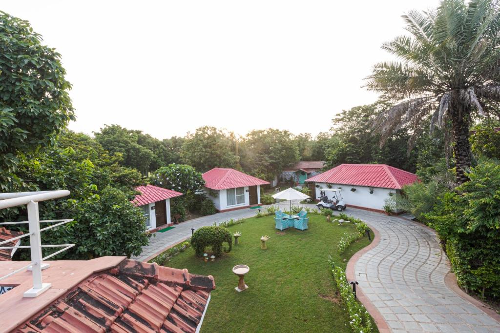 Zahrada ubytování Karma Lakelands, Gurugram