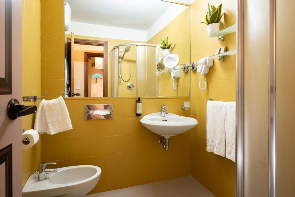Koupelna v ubytování Guest House Morandi