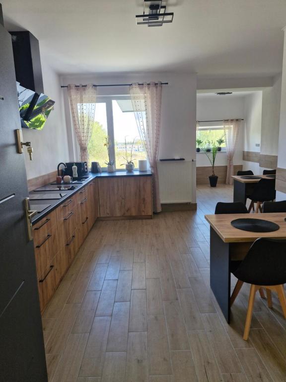 Kuchyň nebo kuchyňský kout v ubytování Motel Mewa