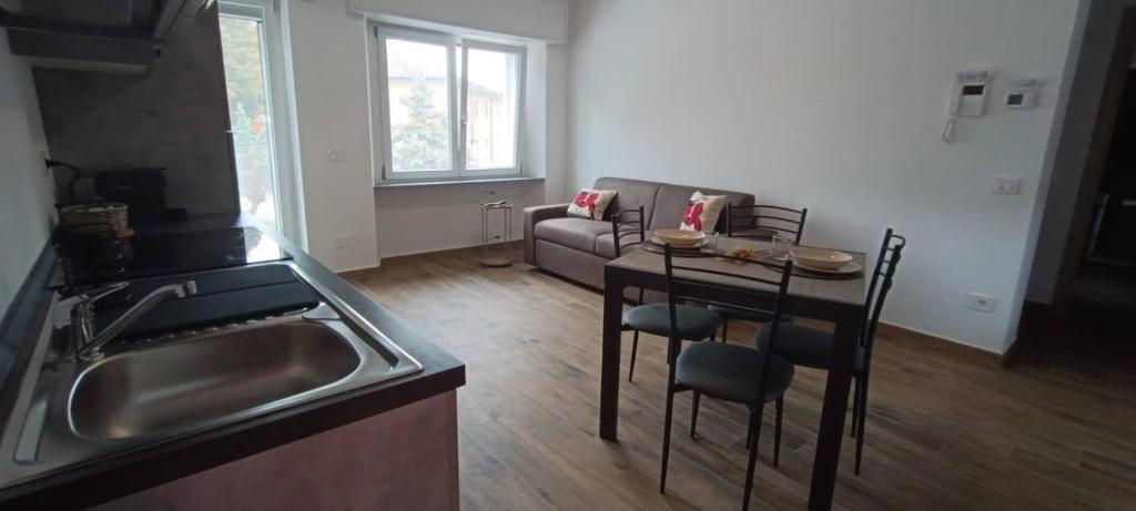 Kuchyň nebo kuchyňský kout v ubytování Francavilla Home