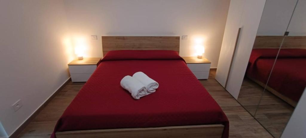 Postel nebo postele na pokoji v ubytování Francavilla Home