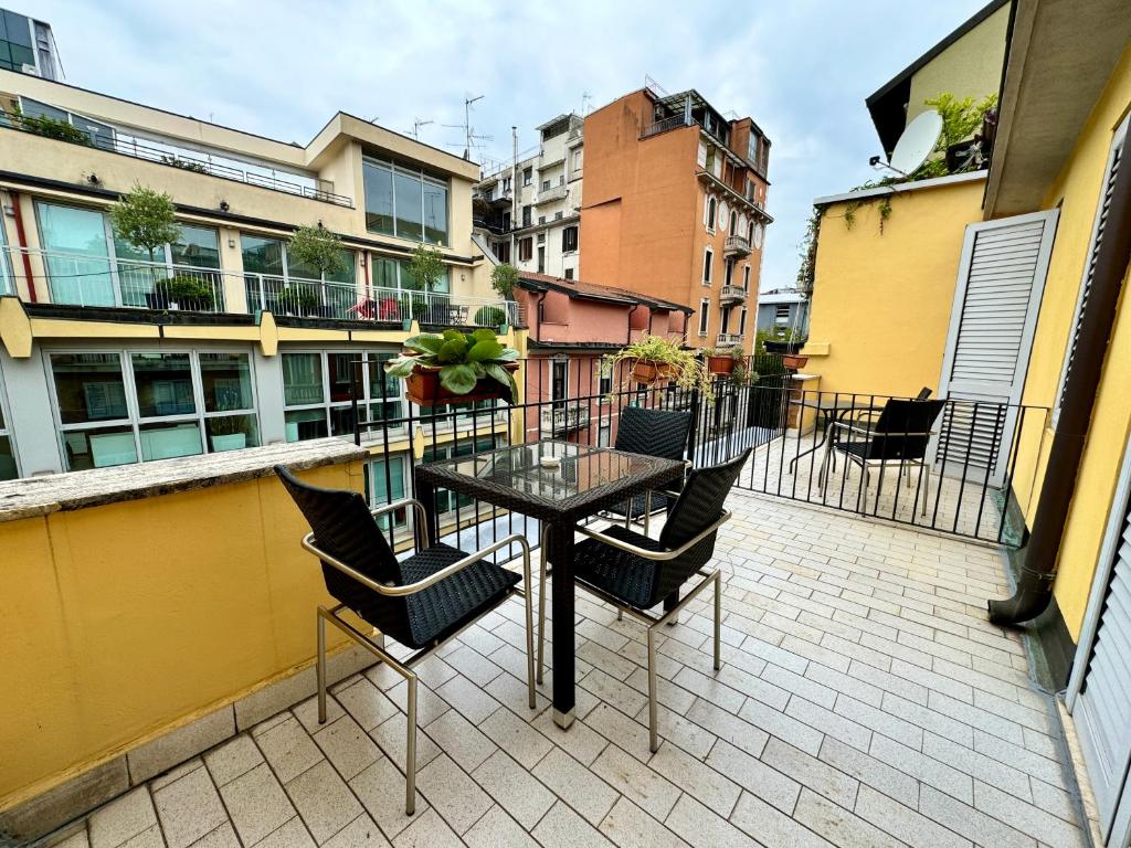 Balkón nebo terasa v ubytování Hotel Parma