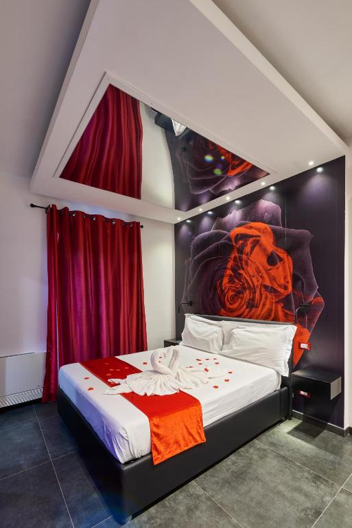 Postel nebo postele na pokoji v ubytování Suite Quarto Miglio